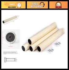 4-Pack Cat Tree Replacement Parts - 23.6" Tall, 3.15"  Poles, M10 Screw