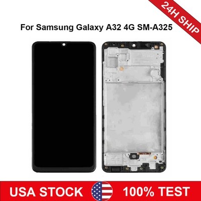 OLED LCD Touch Screen Frame For Samsung Galaxy A32 4G A325M SM-A325M/DS A325F