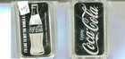 COCA COLA 1 OUNCE .999 FINE SILVER BAR 7159T