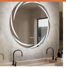 LUVODI LED Bathroom Wall Mount Mirror Illuminated Lighted Vanity Mirror Hardwire