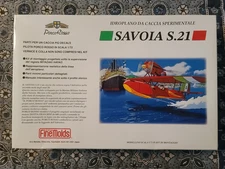 PORCO ROSSO - 1/72 Savoia S.21 Seaplane Fighter Model Kit Fine Molds