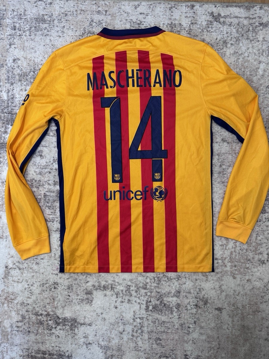 Nike FC Barcelona 2015-16 Away Jersey Long Sleeve Stadium Version