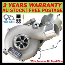 Upgrade Billet Turbo+Genuine Oil Feed Pipe For Mitsubishi Triton MN 4D56 2.5L