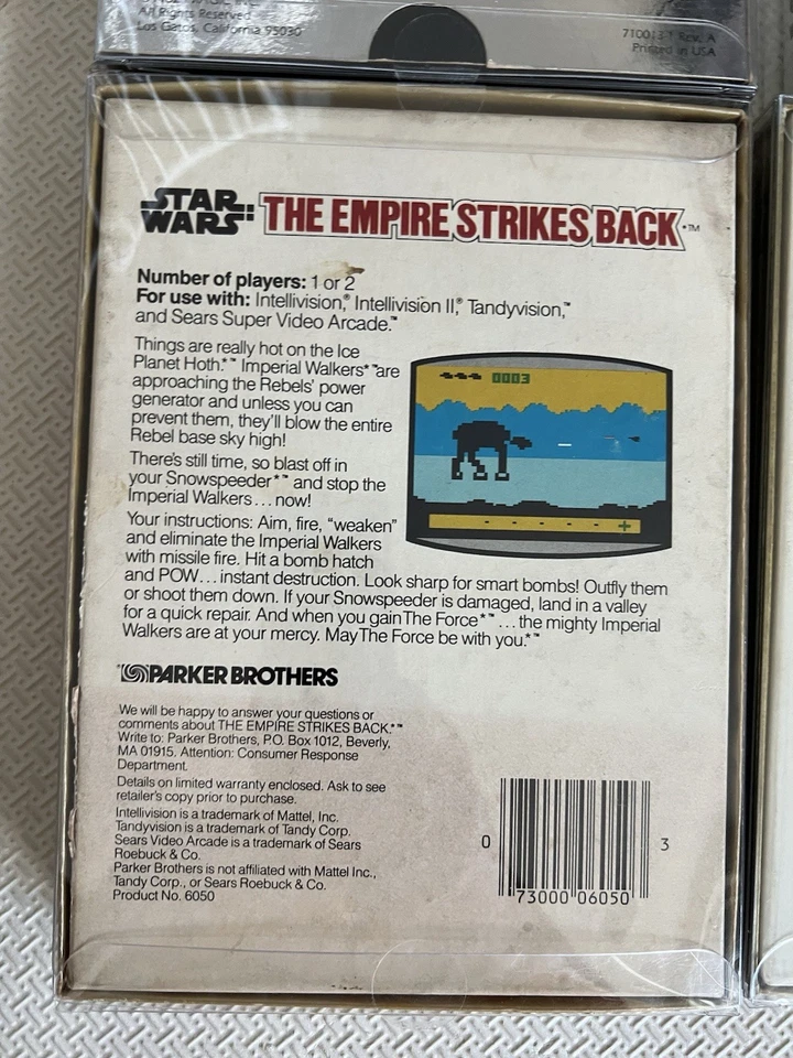 Intellivision Star Wars, Q-Bert; Ice Trek; Microsurgeon CIB - Image 4 of 4