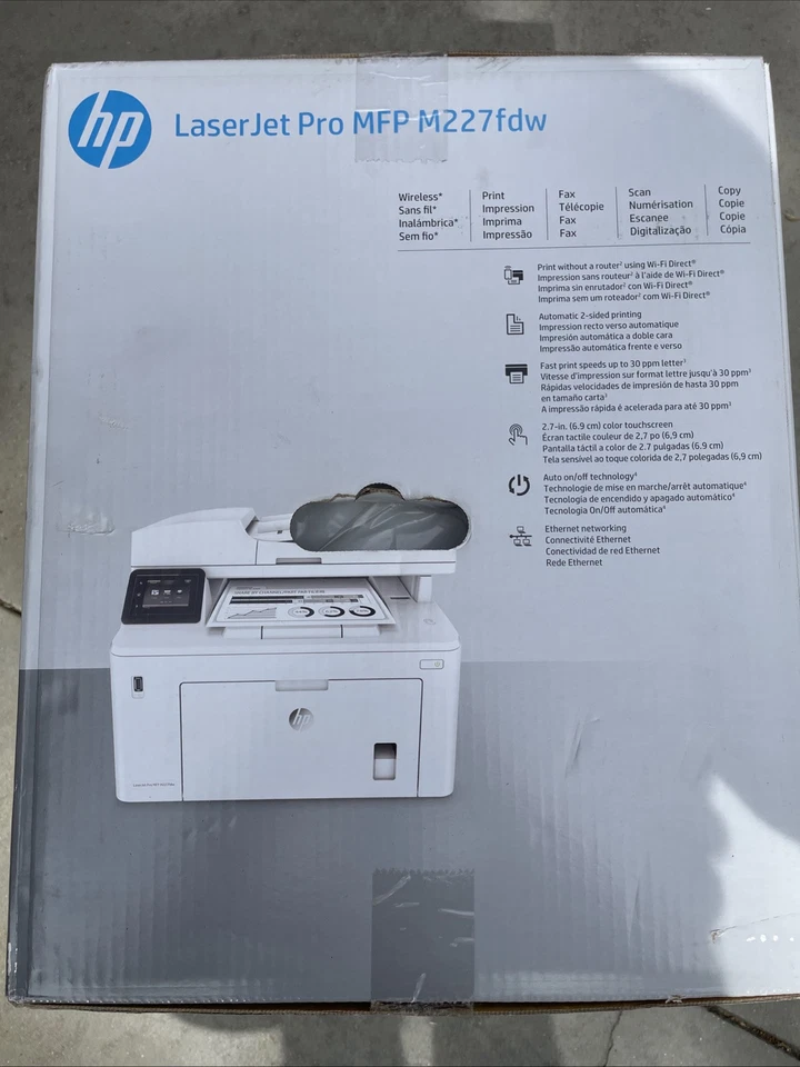 New Sealed HP LaserJet Pro M130fw Monochrome Laser Printer - Image 2 of 4