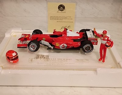 1:18 Hot Wheels Ferrari 248 F1 Michael Schumacher 2006 Sao Paulo