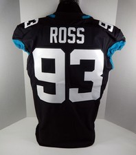 2020 Jacksonville Jaguars Daniel Ross #93 Game Issued Black Jersey 48+4 424