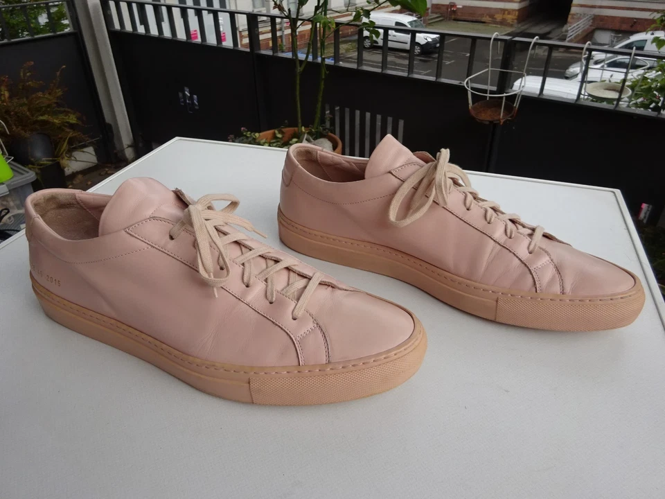 COMMON PROJECTS 1528 2015 Achilles Low Blush Herr Sneakers Leder Italy Gr.45 TOP - Bild 2 von 4