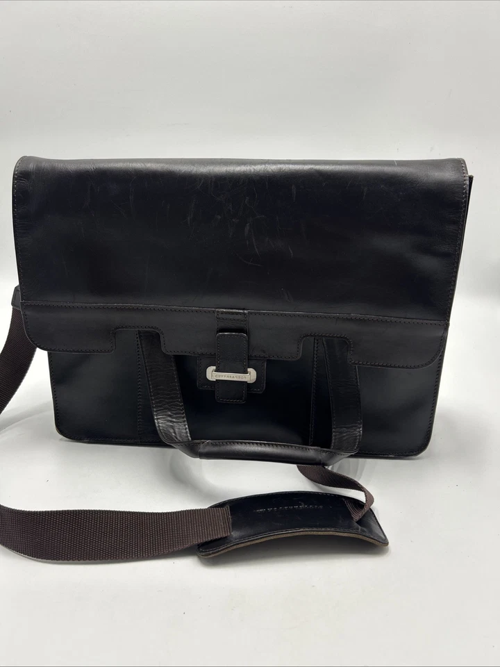 Bolso Mensajero Cutter&buck Cuero DE COLECCIÓN MARRÓN OSCURO Foto 3 de 4