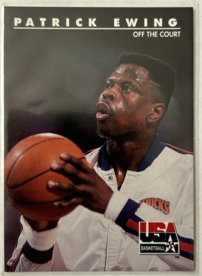 1992 Skybox USA Basketball - Patrick Ewing ''OFF THE COURT'' #23