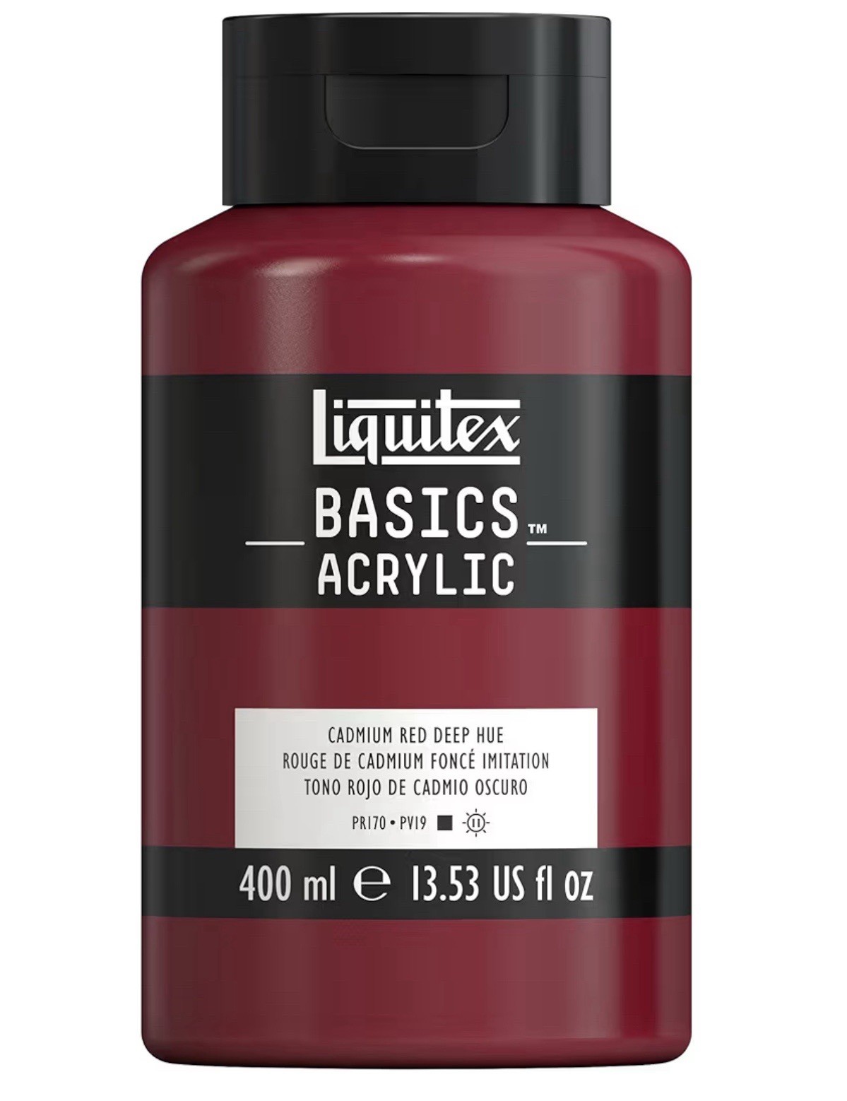 Liquitex Basics Acrylic Cadmium Red Deep Hue 400ml