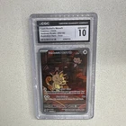 Team Rocket's Meowth Holo CGC 10  203/182 Sv10 Destined Rivals IR Eng 2025