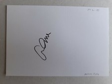 Rare Arthur Ashe "Wimbledon Champion" Personally  Signed Card AFTAL #216 COA
