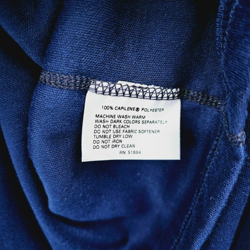 Camisa Patagonia Mujer Capilene Henley M Vintage Azul Rosa Púrpura Manga Raglán - Imagen 7 de 11