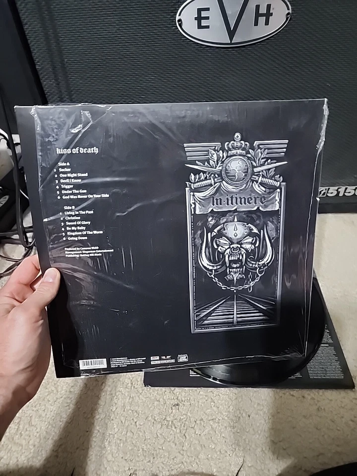 Motorhead Kiss Of Death Lp Vinyl OG 1st 2006 Europe Press Shrink/Insert EX/EX Foto 3 de 4