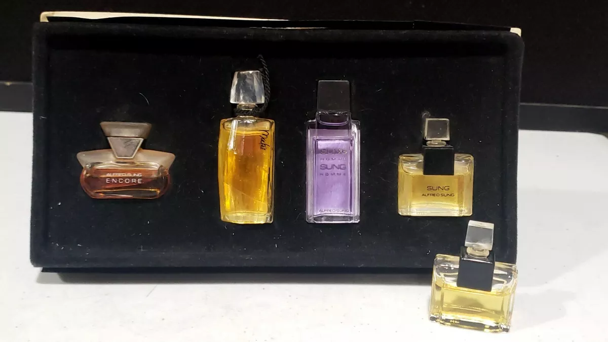 Vintage Mini Perfume Collection Alfred Sung Encore Homme Bob