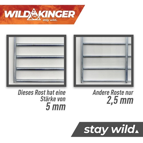 🔥Wildkinger🔥 Grillgitter Grillrost versch. Größen 5mm Durchmesser BBQ Rost NEU - Bild 7 von 119
