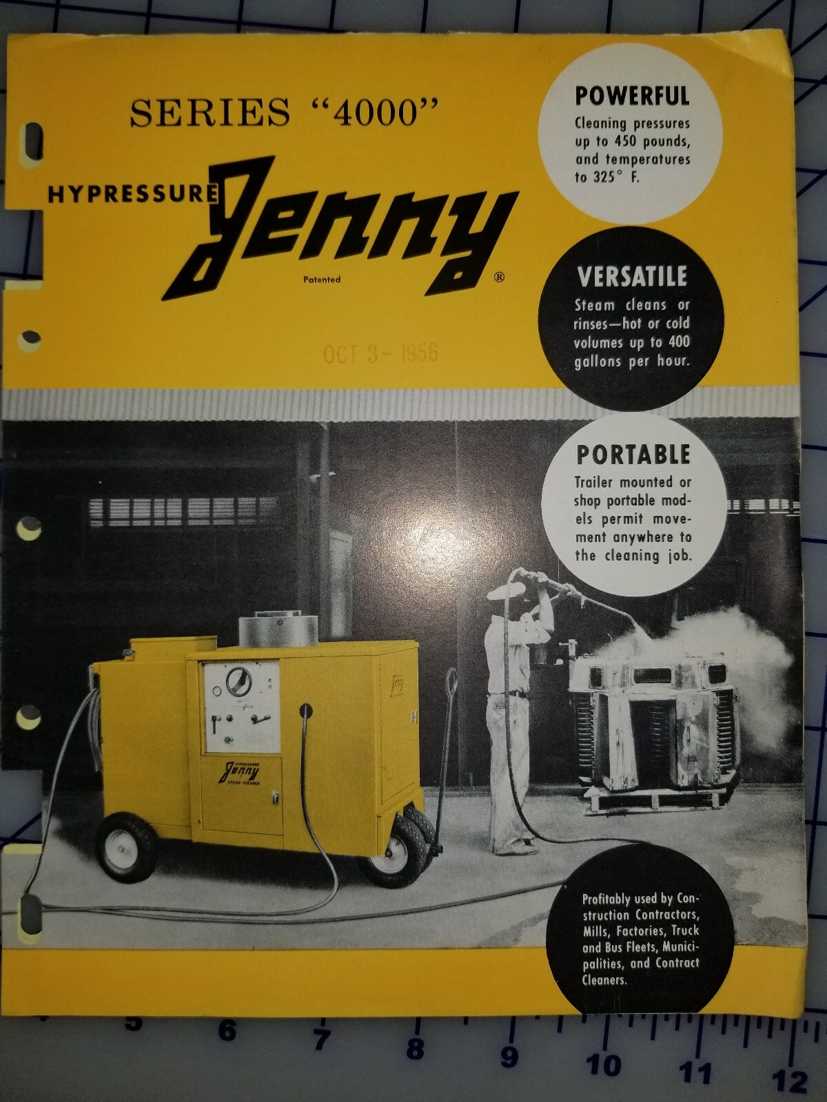 1956 Jenny Steam Cleaner Catalog Folder eBay