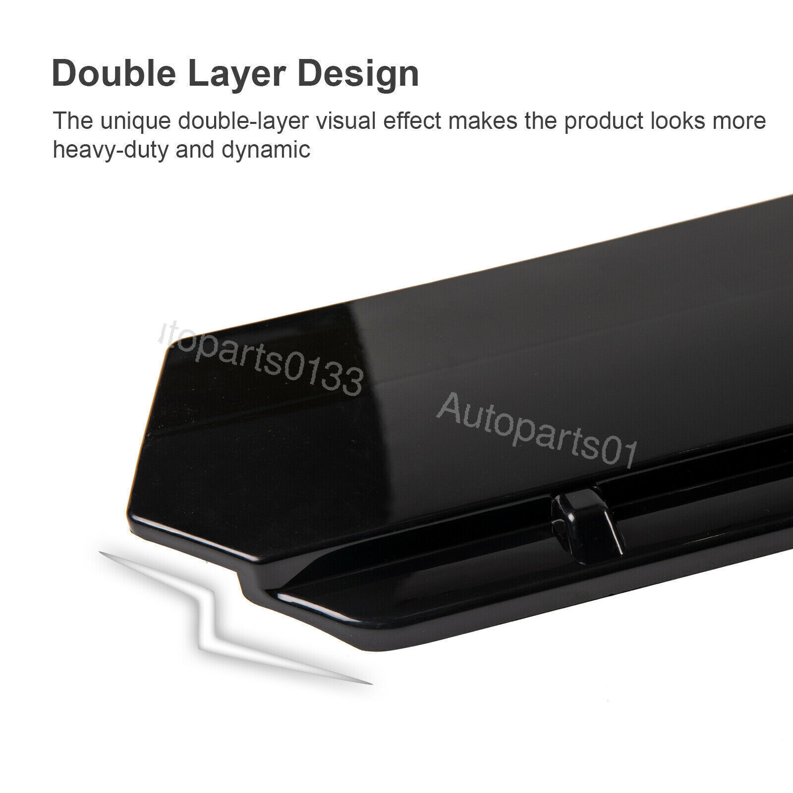 Maserati GranCabrio Front Air dams Set Black