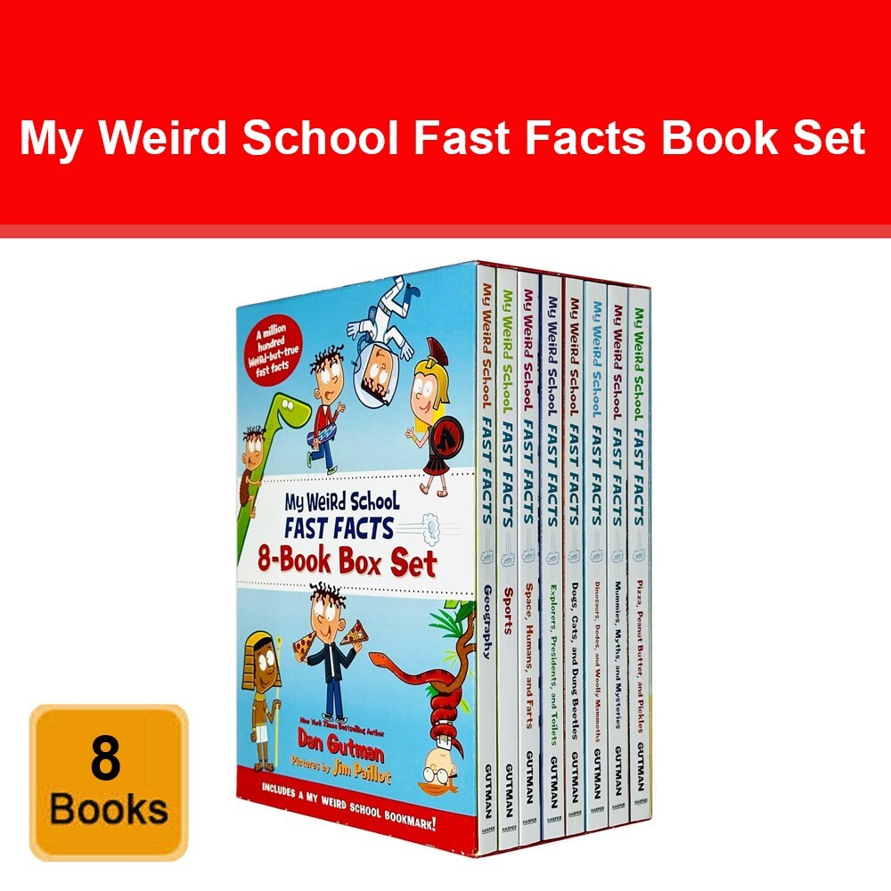 My Weird School Fast Facts Collection 8 Books Box Set By Dan Gutman Geography