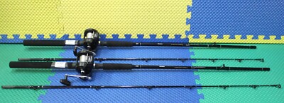 Okuma Pre-Spooled Magda MA 15D Reel With CP-LC-70 Rod Trolling Combo 2-Pack