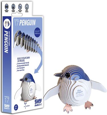 EUGY Pinguin 3D Basteln Karton Modellbausatz #017