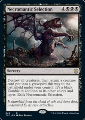 x1 Necromantic Selection R MTG Commander: Zendikar Rising M/NM, English