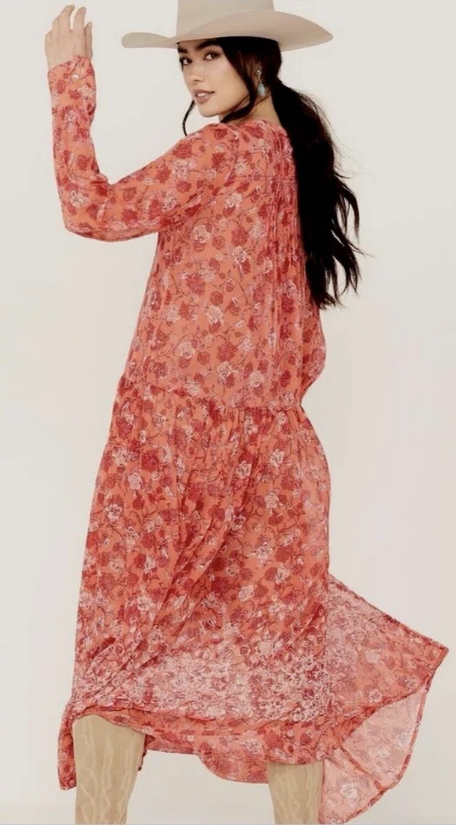 chinese dress ladies Free People: Brianna Dress, Coral