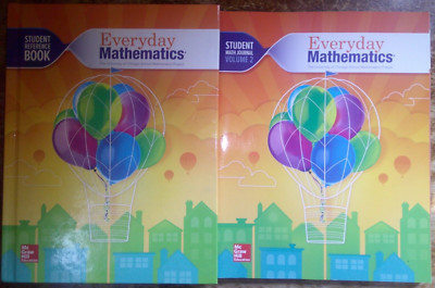 LOT of 2 Everyday Mathematics Grade 3 (Math Journal Volume 2 & Reference Book)