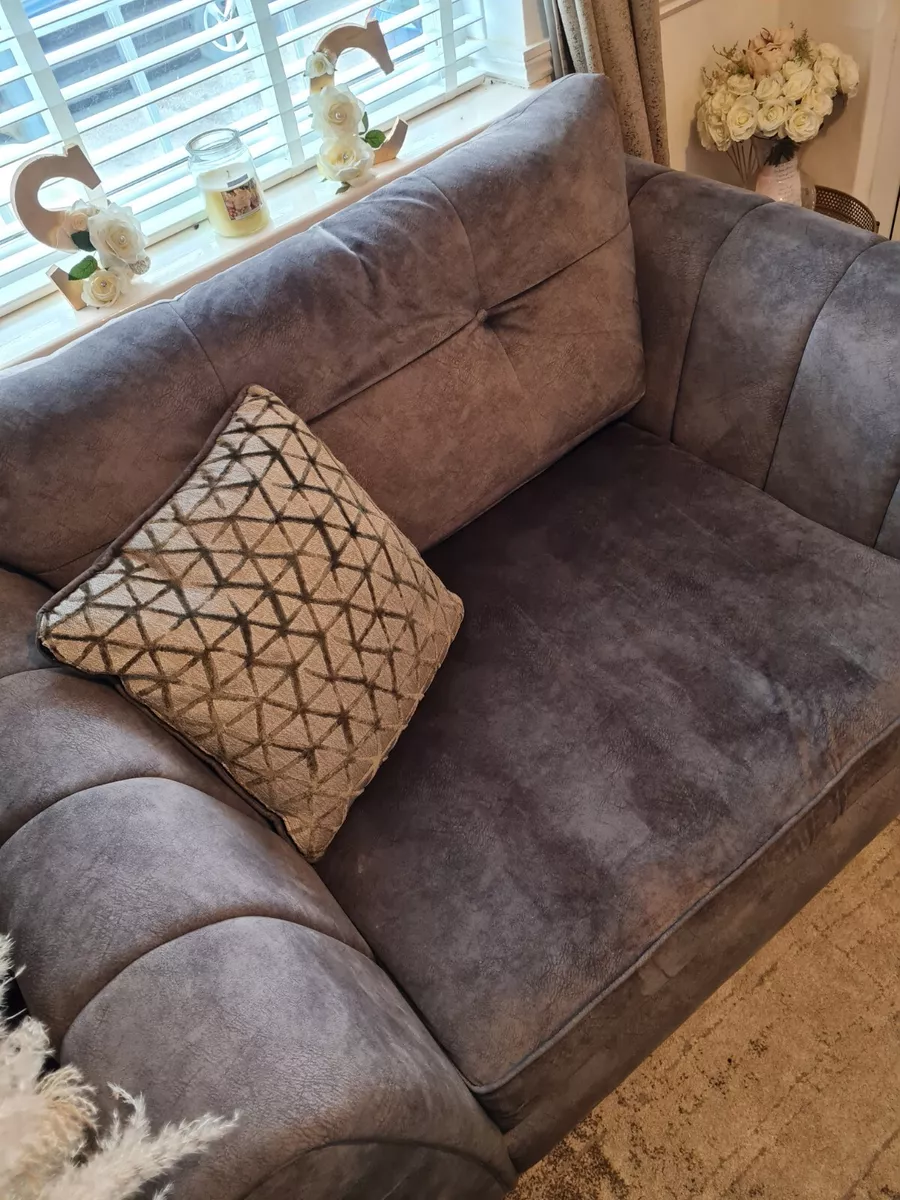 Large Grey Cuddle Chair