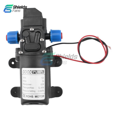 5PCS Automatic Flow Switch DC12V Auto Diaphragm Water Pump 60W