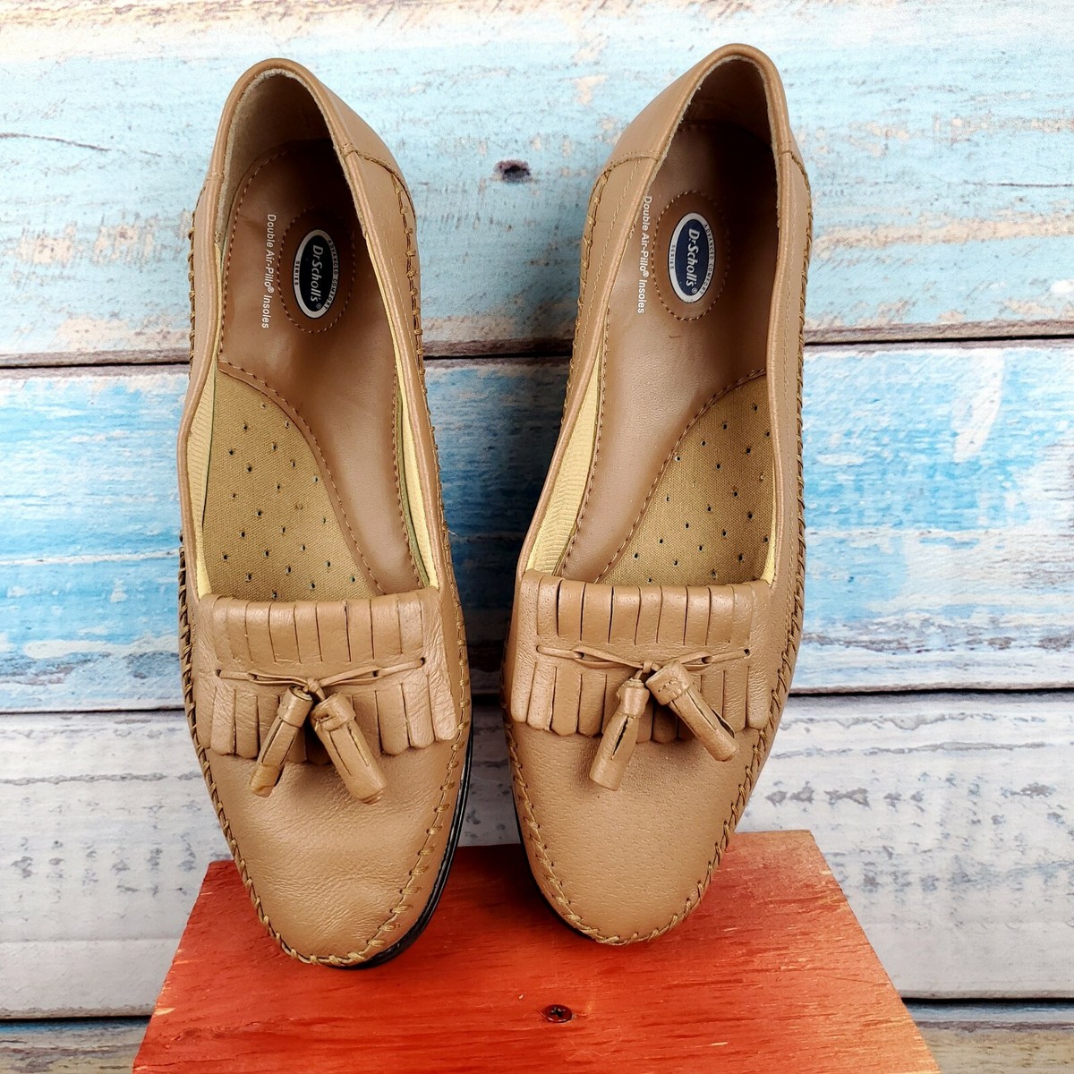 Dr scholls gel insoles women Brown Leather Upper Balance Size 10M