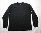 Ibex Men's 24 - Hour Long Sleeve Crew T-Shirt Ar8 Black 632031 Large Nwt