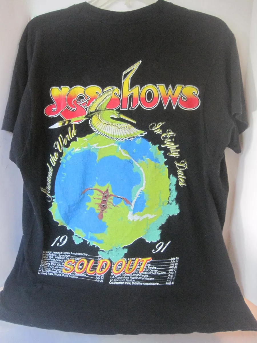 VTG ORIGINAL 1990s~YES~UNION TOUR 1991 YESSHOWS~PROMO~US DATES