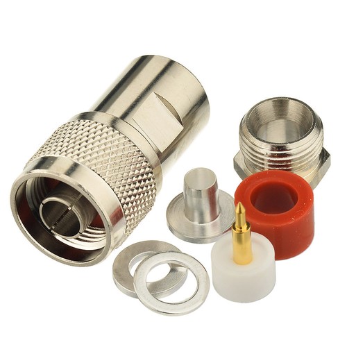 Bingfu 5 Stück N Stecker Clamp Solder Stecker für Geringer Verlust LMR-300 Kabel - Picture 3 of 5