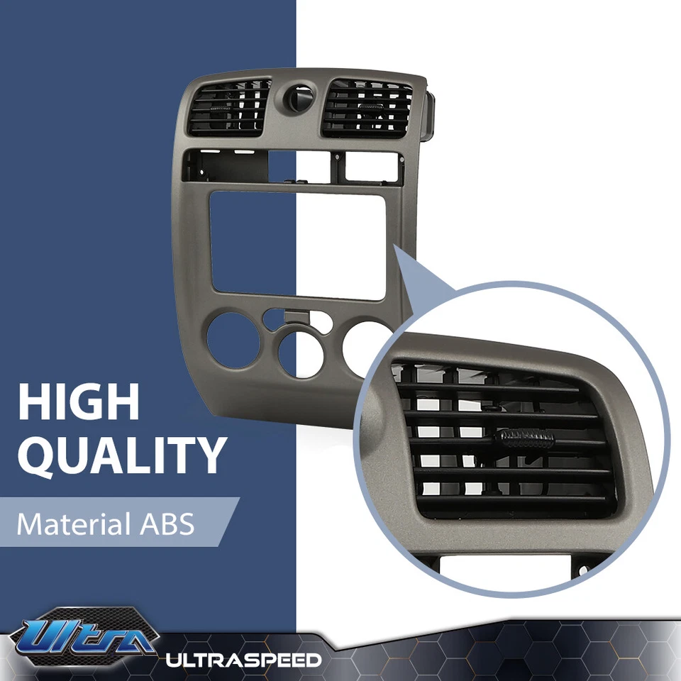 Bisel central del tablero panel climático gris apto para Chevy Colorado GMC Canyon 2004-2012 Foto 4 de 4