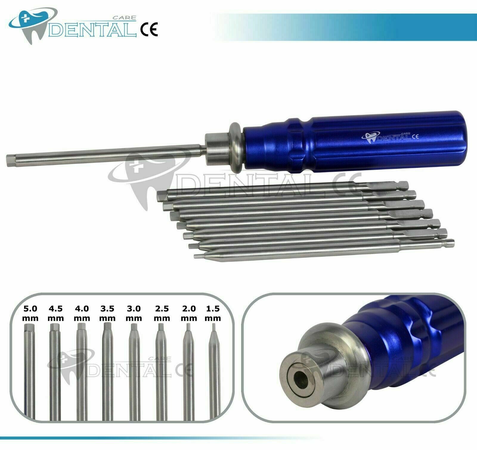 Orthopedic Bone Screwdriver set With Quick Coupling handle Surgical ...
