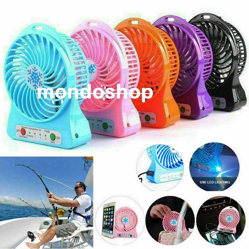 Mini ventilatore portatile Turbofan con batteria da 5000 mAh per viaggi