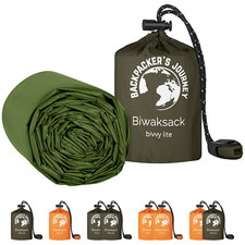 Backpacker's Journey Biwaksack, ultraleichter & wasserdichter Notfallschlafsack