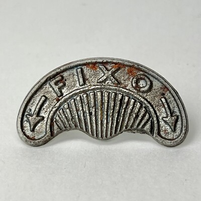 Vtg Fixo Metal Shoe Tap Size 7 Seg Boot Made in England 40s 50s