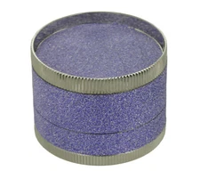 2" Pretty Glitter Grinder Purple Color Tobacco Herb Spice Crusher *USA SELLER 