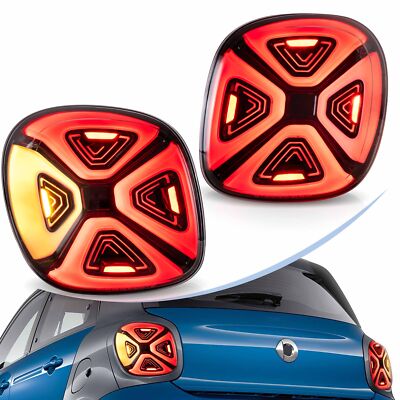 VLAND Voll LED Rückleuchten für Mercedez Benz Smart 453 Fortwo/Forfour 2015-2019