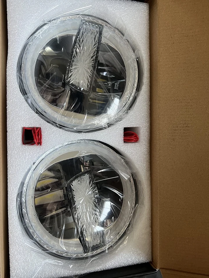 E24 E-Geprüft Für Jeep Wrangler Ⅲ JK 2008-2017 Paar LED Scheinwerfer Tageslicht - Bild 4 von 4