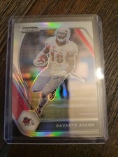 2021 NFL Prizm Draft Picks Davante Adam's SILVER PRIZM