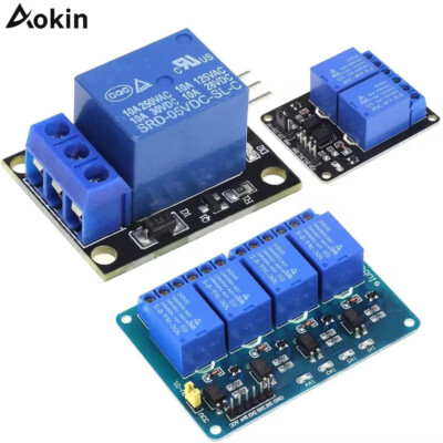 1 2 4  Kanal Relay Relais Modul 5V  Low Level Trigger Arduino Raspberry