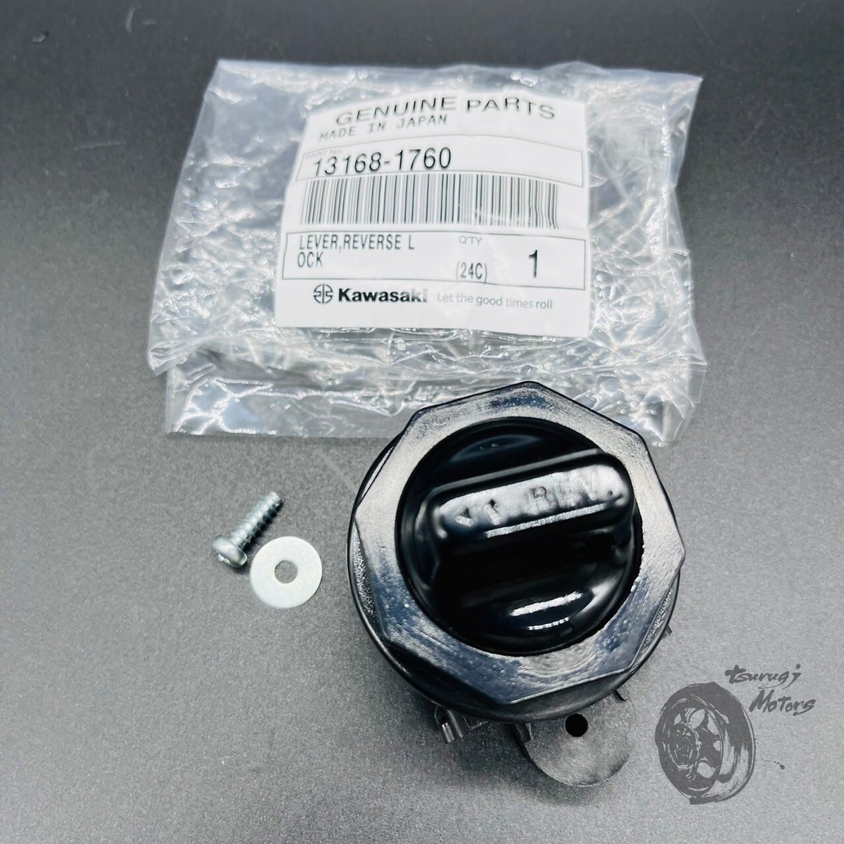 K.W専用 Kawasaki genuine BAYOU 220 250 Reverse Lock Lever OEM Parts