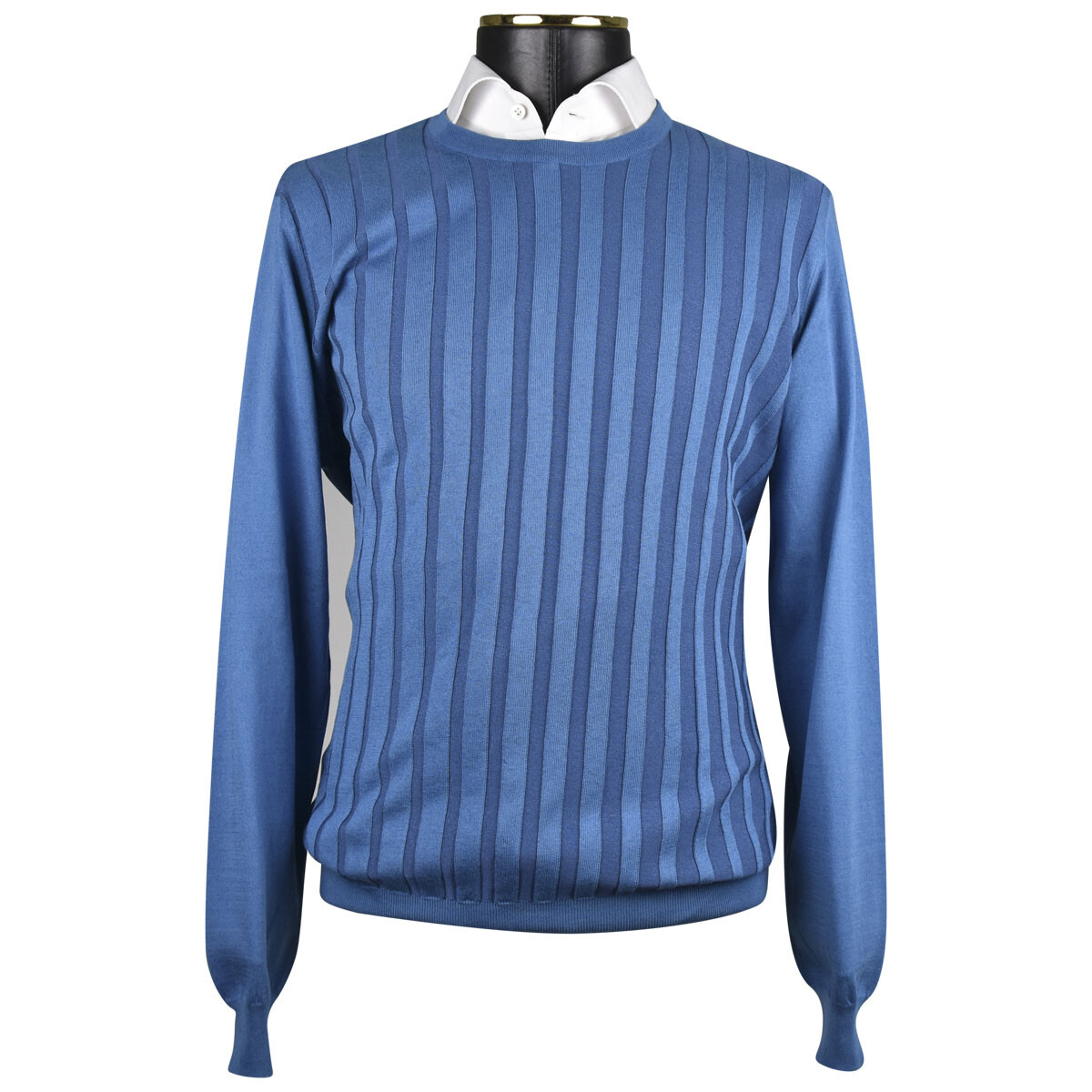 NEW ZILLI SWEATER CREWNECK SILK COTTON 