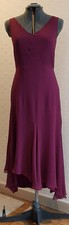Albert Nipon Chiffon Satin Lined Party Wedding Dress + Jacket - 12 (36ins bust)