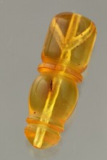 Fossil Insect BALTIC AMBER Islamic Prayer Imam Minaret TASBIH 2.2g 250528-9