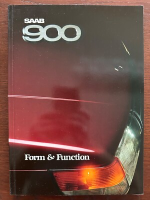 Prospekt-Buch / brochure-book Saab 900 ''Form & Function'' MY 1988